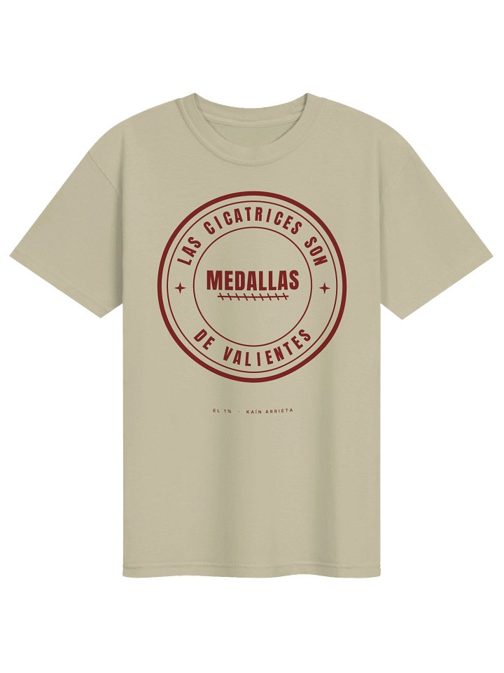 Playera Medalla — Cicatrices de valientes