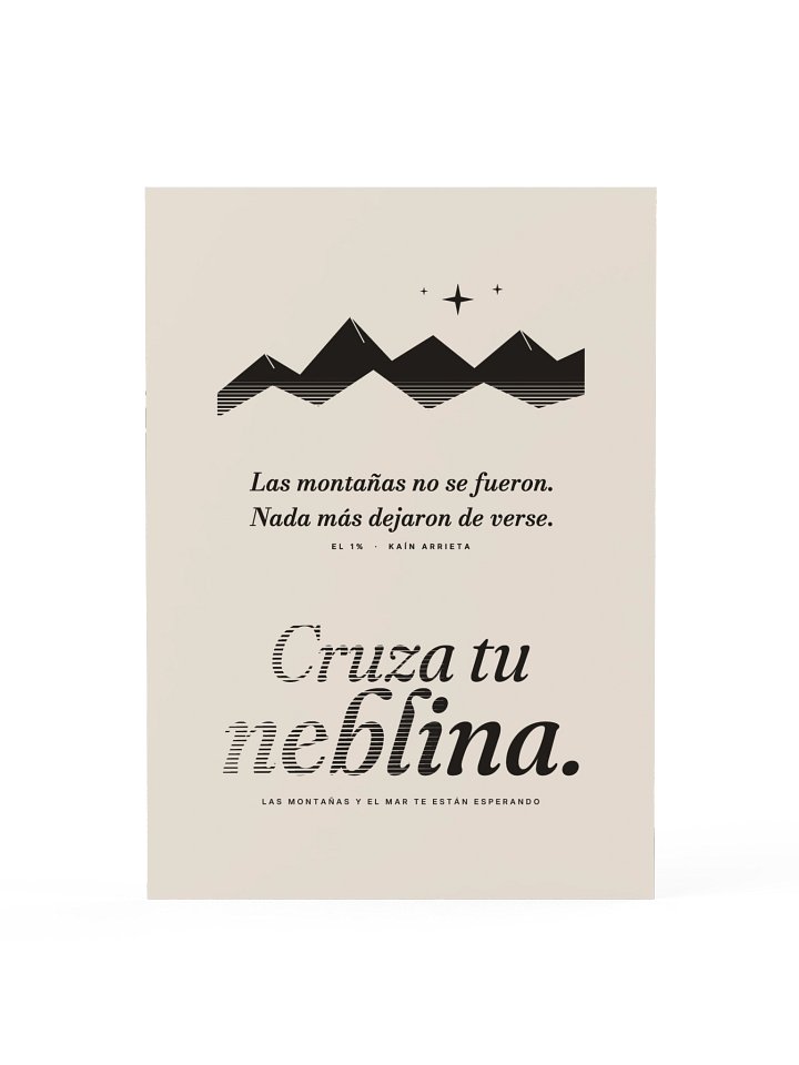 Póster — Cruza tu neblina